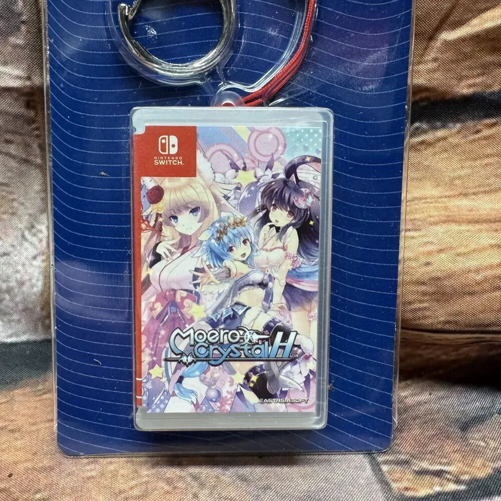 Playasia Moero Crystal H Nintendo Switch Mini Case Keychain Official Merchandise